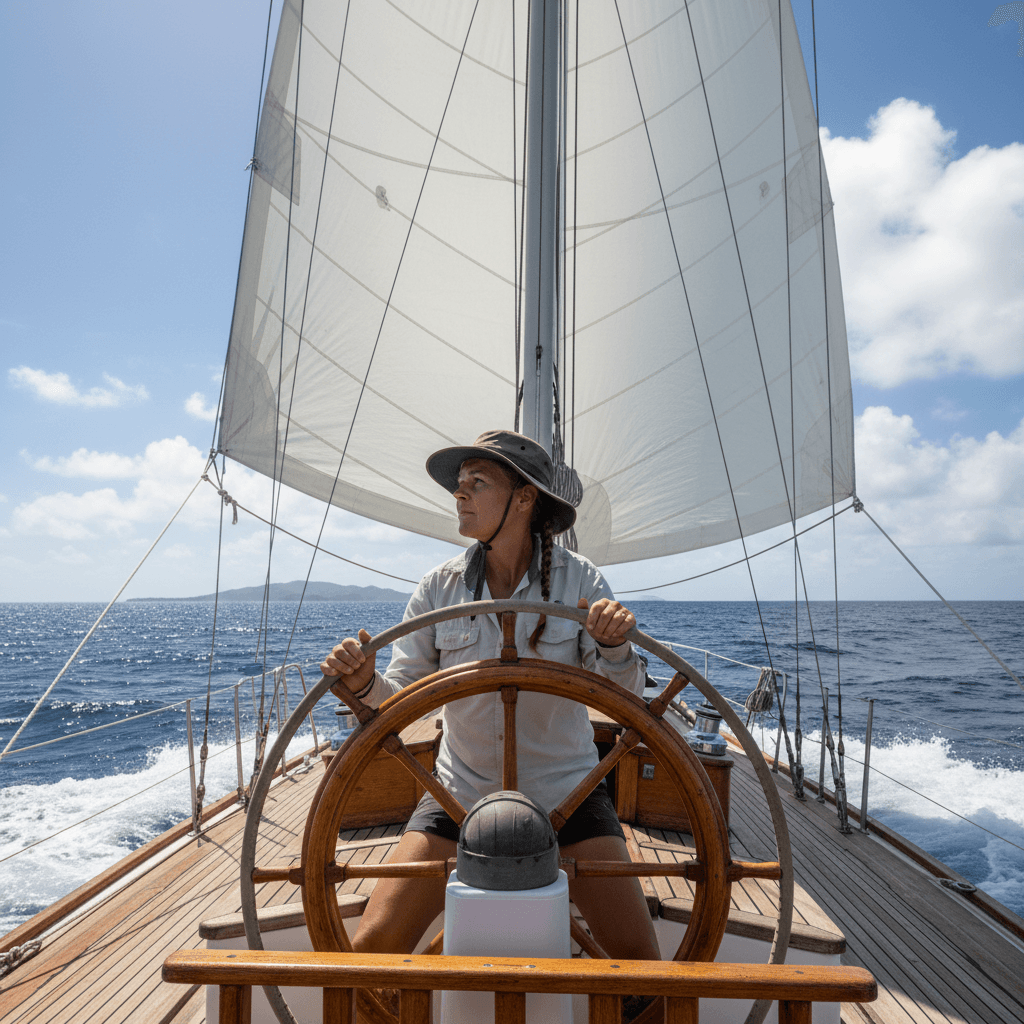 Captain at the helm of BladeRunner