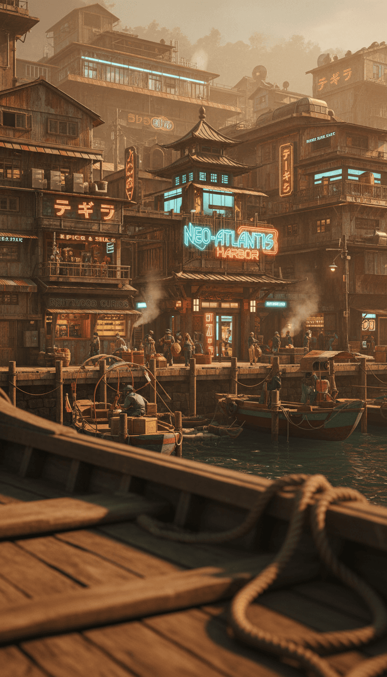 View from BladeRunner's deck of a Great Loop coastal town
