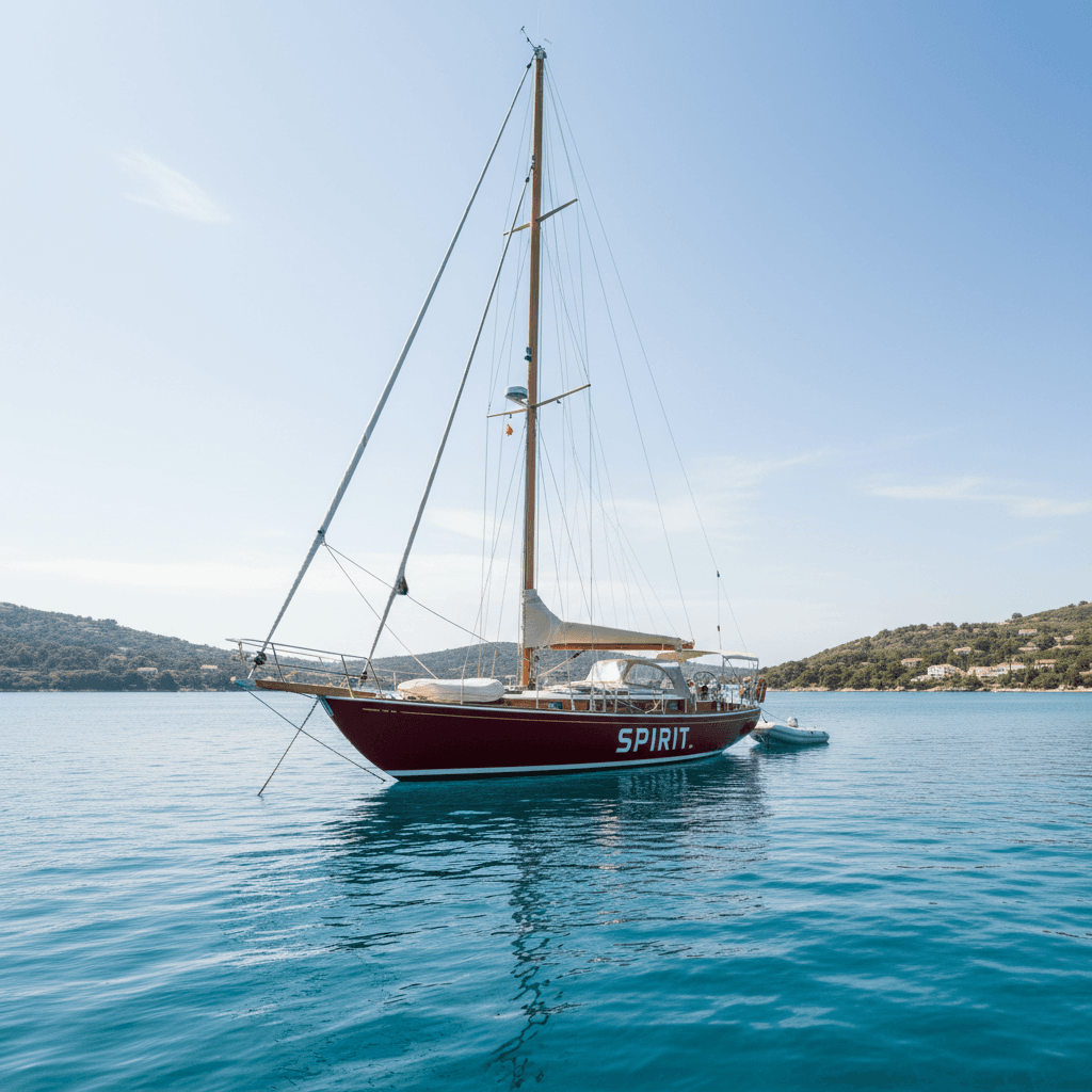 BladeRunner at anchor in Panama City waters