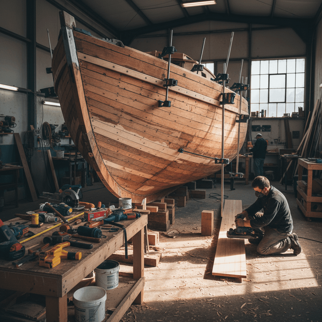 BladeRunner moored at port waypoint
