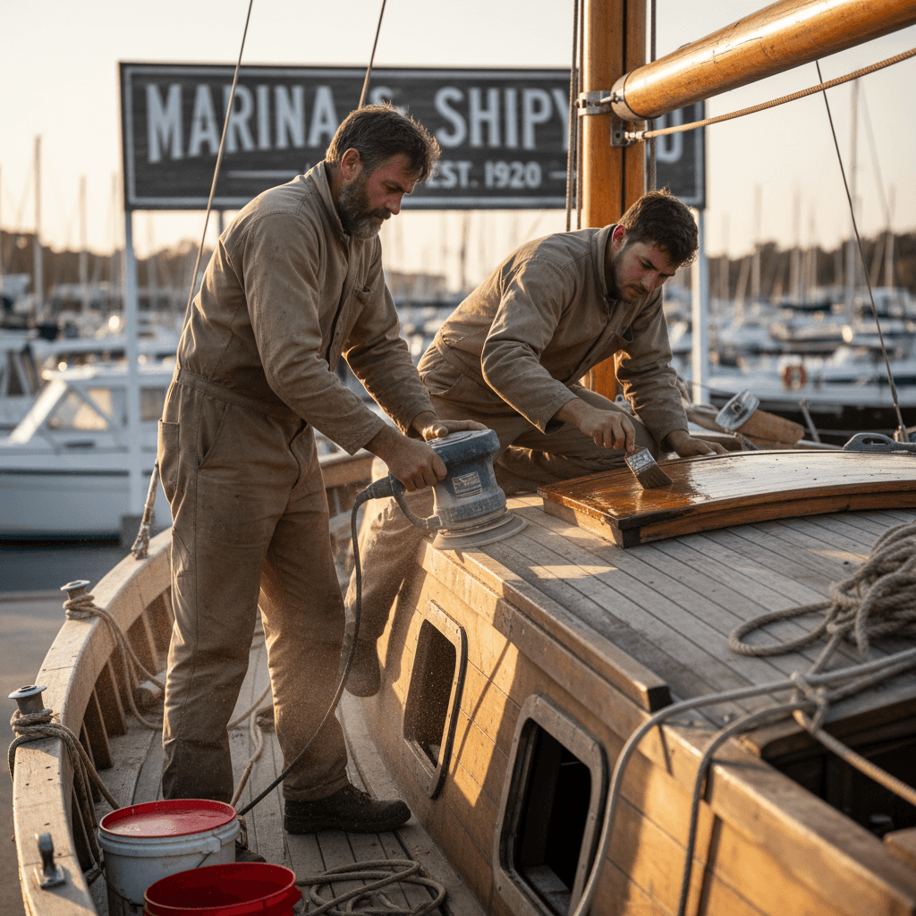 Crew collaboration on BladeRunner maintenance